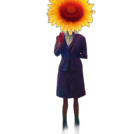flower, staff, crown, mask transparent PNG cut-out