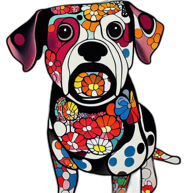 animal, photorealistic, cartoon, colorful transparent PNG cut-out