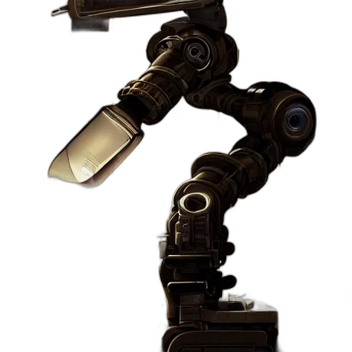 robot, weapon, staff, sword transparent PNG cut-out