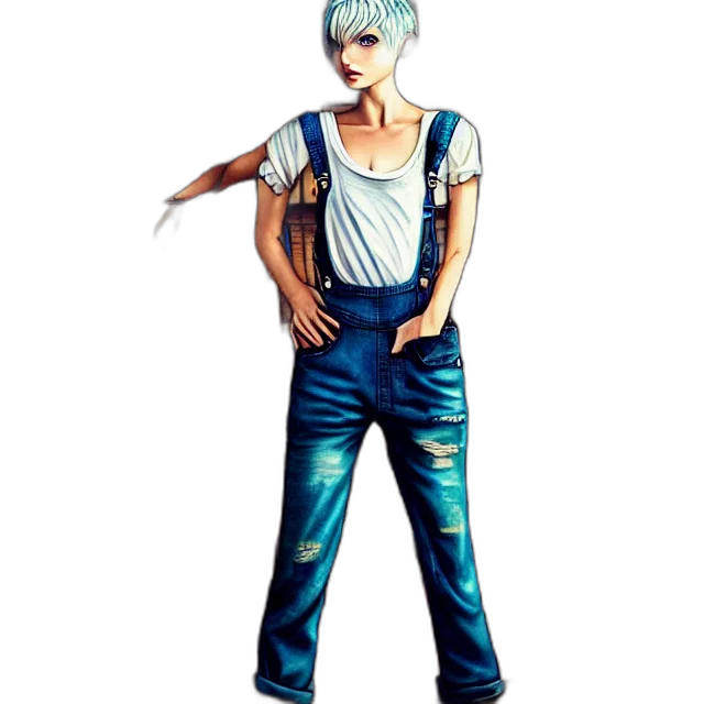jacket, concept art, pixel art, anime transparent PNG cut-out
