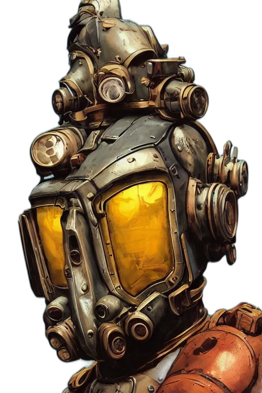 robot, face, mask, weapon transparent PNG cut-out