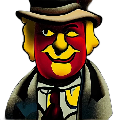 face, mask, cartoon, concept art transparent PNG cut-out