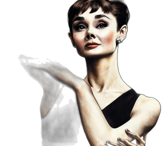 dress, face, photorealistic, oil painting transparent PNG cut-out