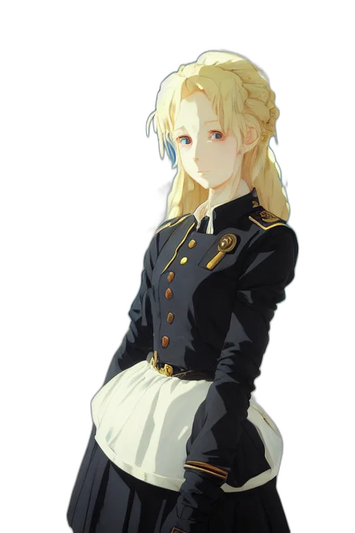 dress, staff, crown, jacket transparent PNG cut-out
