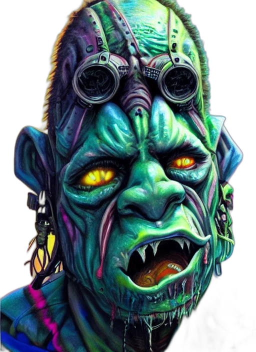 mask, face, creature, staff transparent PNG cut-out