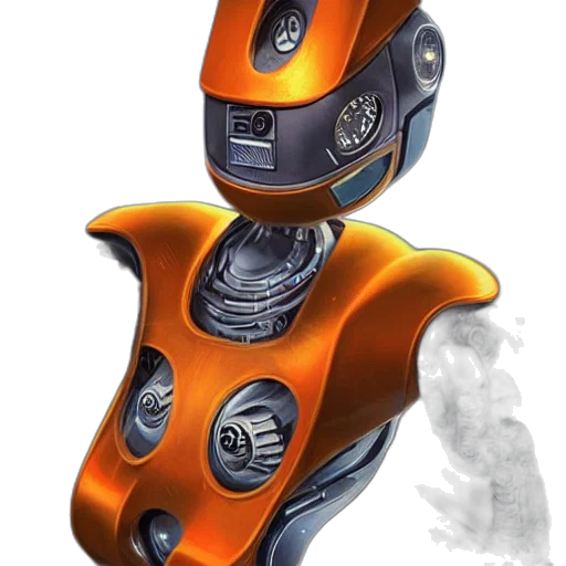 robot, weapon, mask, concept art transparent PNG cut-out