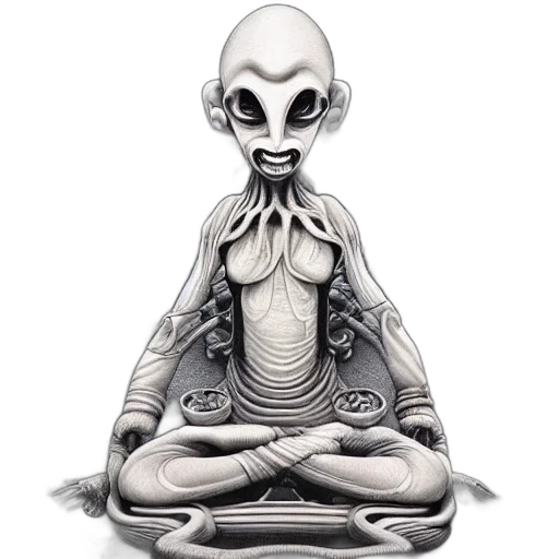 jewelry, staff, creature, concept art transparent PNG cut-out