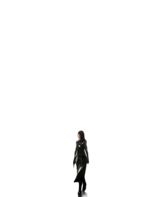 jacket, staff, sword, robot transparent PNG cut-out