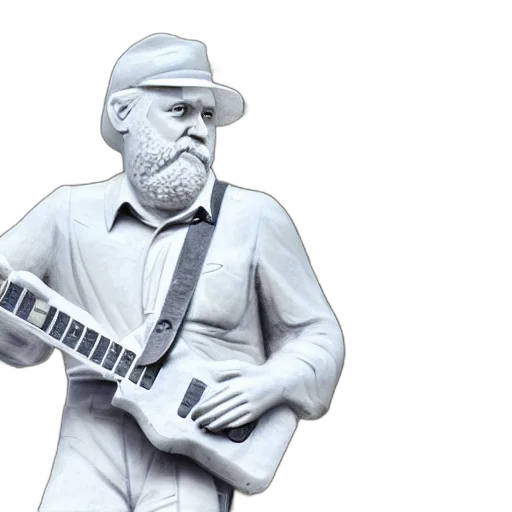 3d render, gigantic, marble, statue transparent PNG cut-out