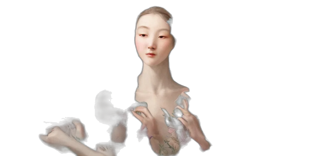 face, mask, dress, creature transparent PNG cut-out