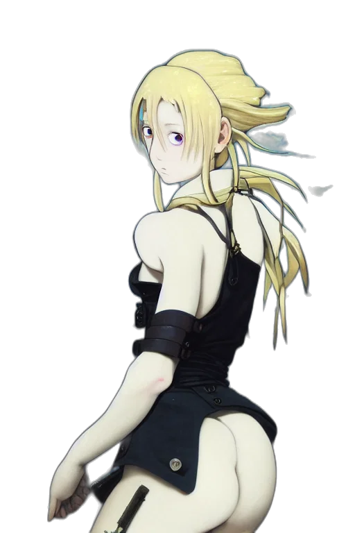 dress, staff, concept art, anime transparent PNG cut-out