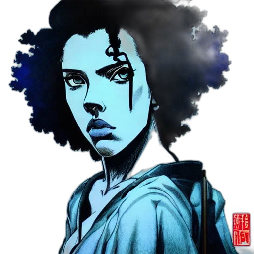 face, comic book art, concept art, anime transparent PNG cut-out