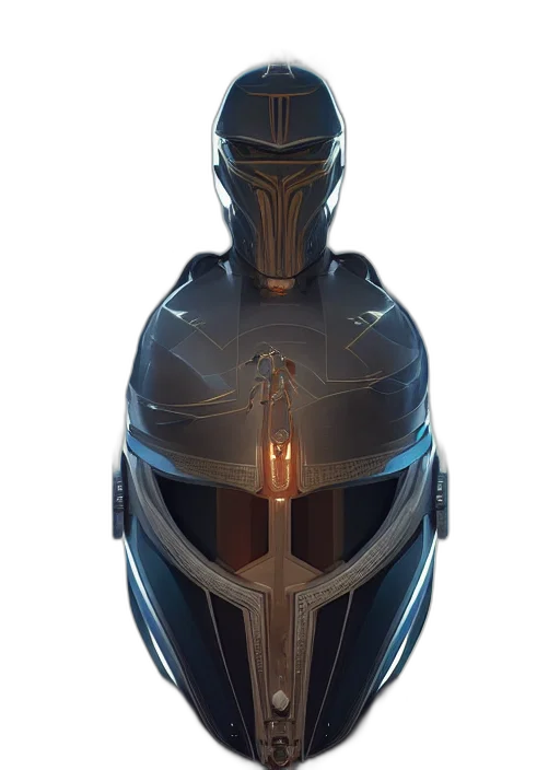 robot, mask, crown, weapon transparent PNG cut-out