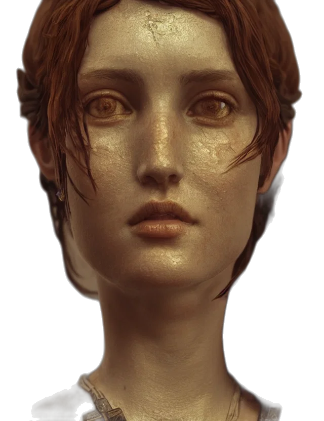 face, mask, crown, creature transparent PNG cut-out