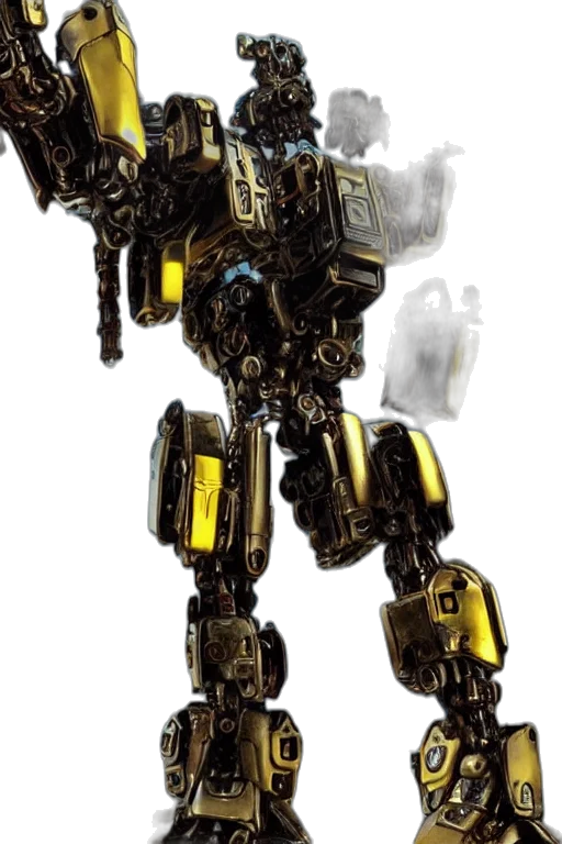 robot, weapon, staff, concept art transparent PNG cut-out