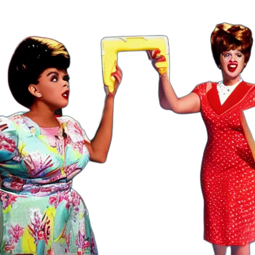 dress, film, still, hairspray transparent PNG cut-out