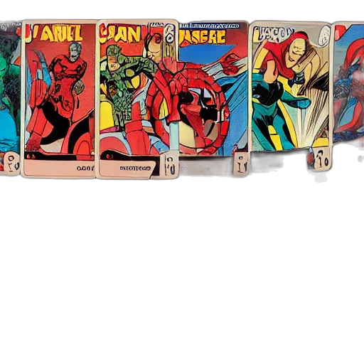 comic book art, tradind, card, game transparent PNG cut-out