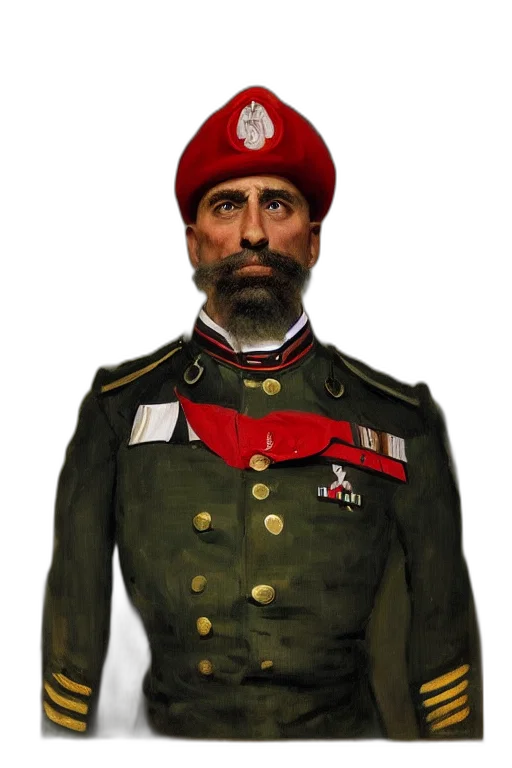jacket, staff, hat, face transparent PNG cut-out