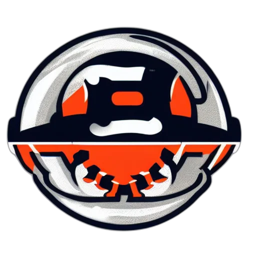 3d render, concept art, logo, baseball transparent PNG cut-out