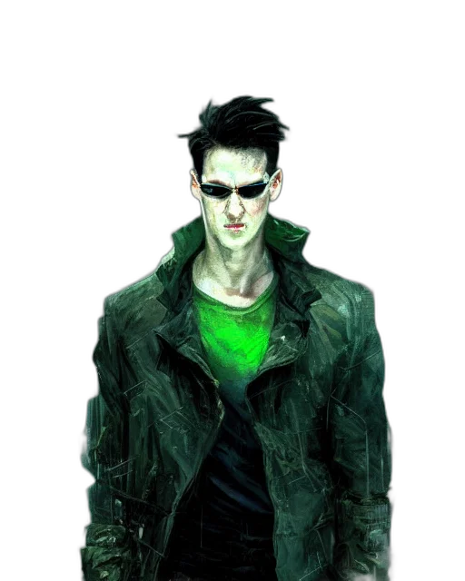 jacket, mask, face, comic book art transparent PNG cut-out