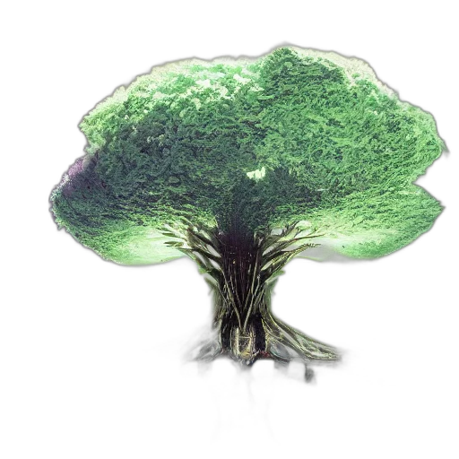 tree, crown, hair, creature transparent PNG cut-out
