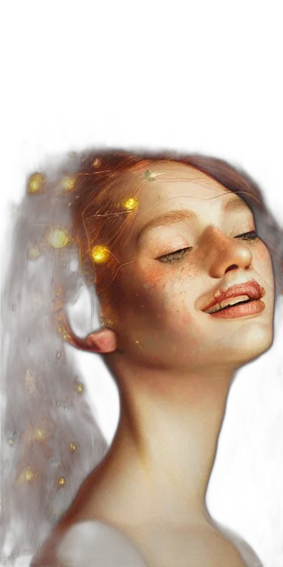 face, crown, jewelry, mask transparent PNG cut-out