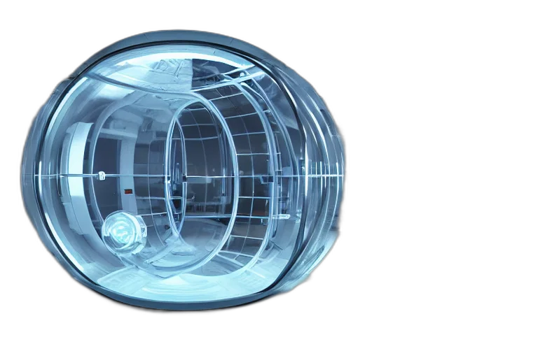 robot, 3d render, concept art, outer space transparent PNG cut-out