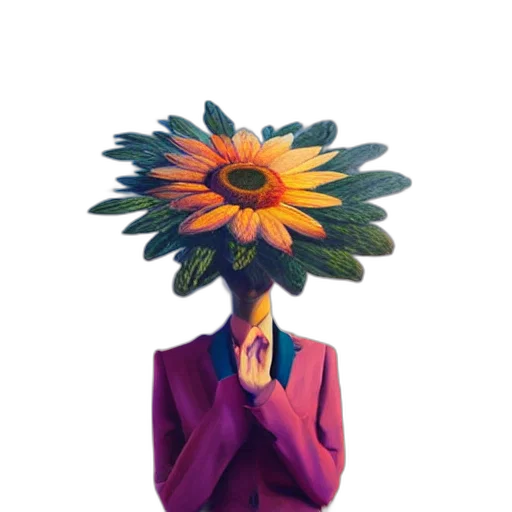 flower, crown, mask, hat transparent PNG cut-out