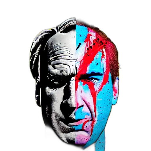 mask, face, comic book art, cartoon transparent PNG cut-out