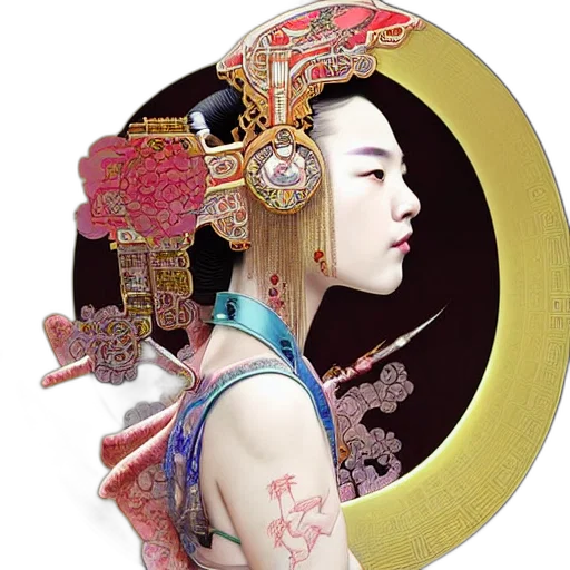 jewelry, staff, photorealistic, fantasy art transparent PNG cut-out