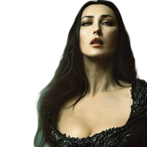 dress, face, photorealistic, fantasy art transparent PNG cut-out