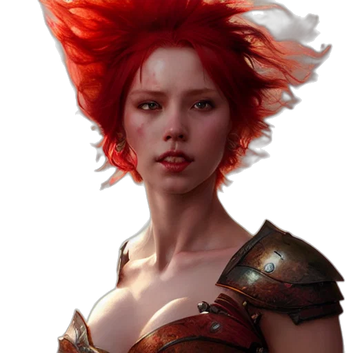 dragon, face, crown, hair transparent PNG cut-out