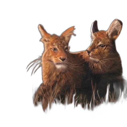 animal, photorealistic, concept art, 3d render transparent PNG cut-out