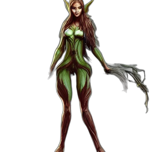 creature, dress, concept art, fantasy art transparent PNG cut-out