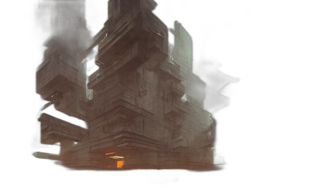 building, robot, weapon, sword transparent PNG cut-out