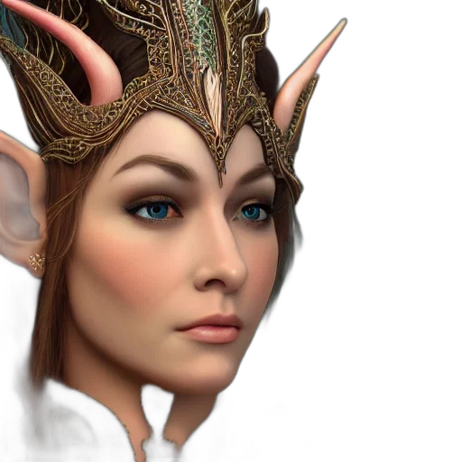 dragon, face, crown, staff transparent PNG cut-out
