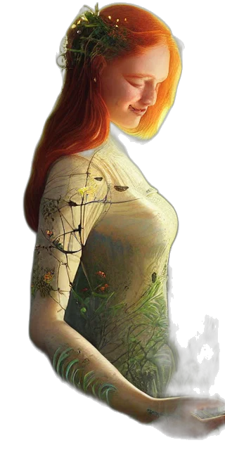 dress, crown, jewelry, face transparent PNG cut-out