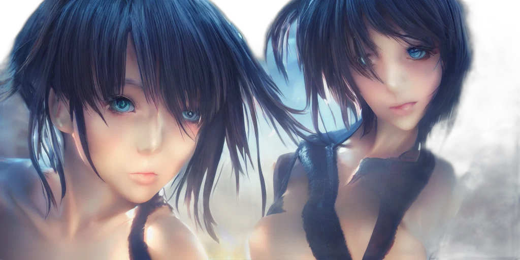 3d render, anime, photorealistic, concept art transparent PNG cut-out