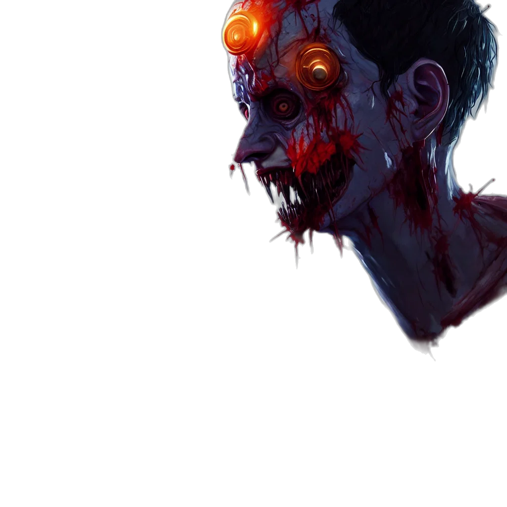 face, mask, robot, creature transparent PNG cut-out