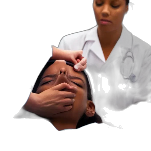 face, staff, mask, hair transparent PNG cut-out