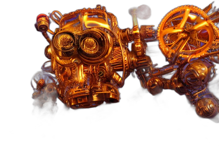 robot, weapon, jewelry, mask transparent PNG cut-out