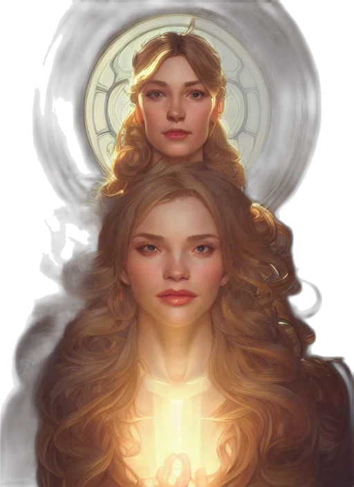 crown, face, fantasy art, concept art transparent PNG cut-out