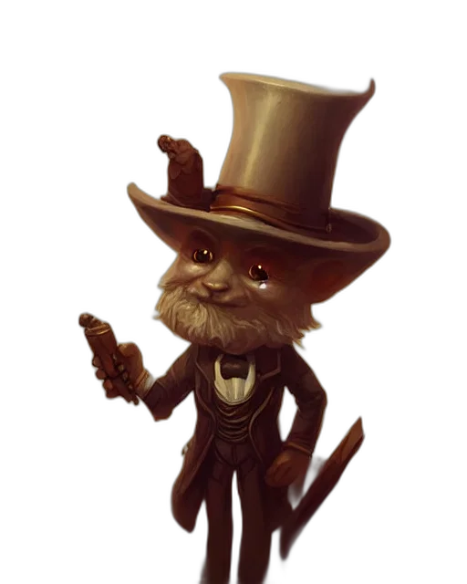 staff, hat, creature, mask transparent PNG cut-out