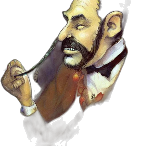 staff, face, concept art, watercolor transparent PNG cut-out