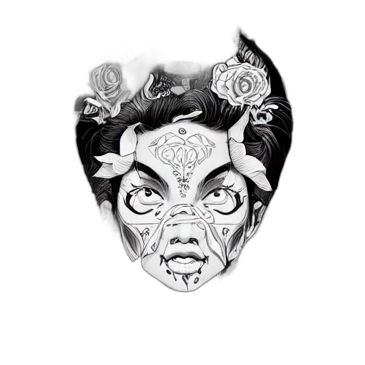 mask, jewelry, crown, face transparent PNG cut-out