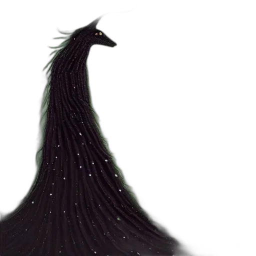 dress, hair, crown, creature transparent PNG cut-out