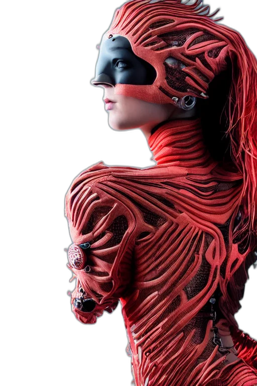mask, dress, creature, robot transparent PNG cut-out