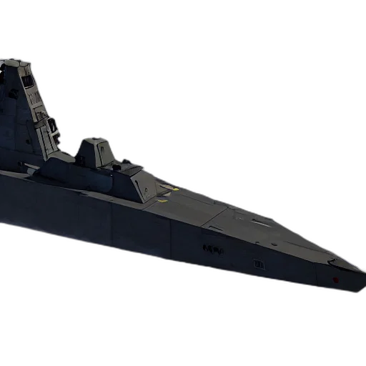 weapon, 3d render, concept art, zumwalt transparent PNG cut-out