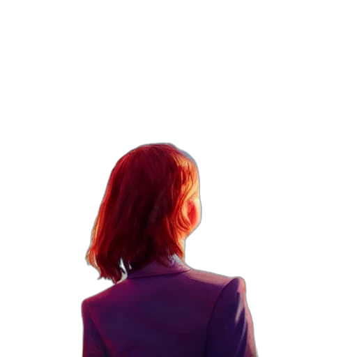 dress, jacket, face, hair transparent PNG cut-out