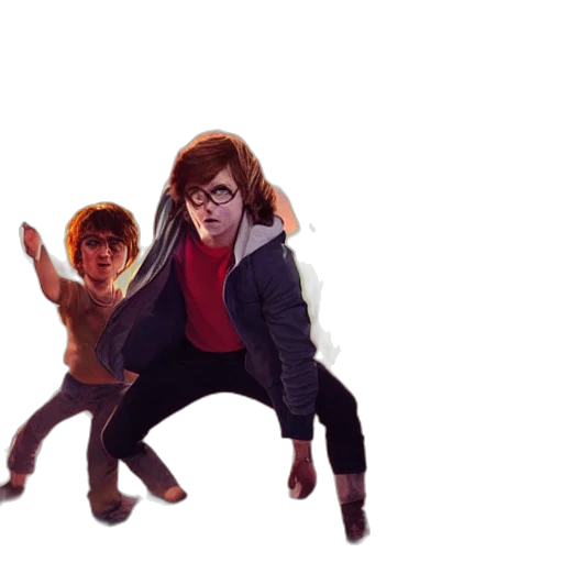 jacket, concept art, 3d render, pixel art transparent PNG cut-out